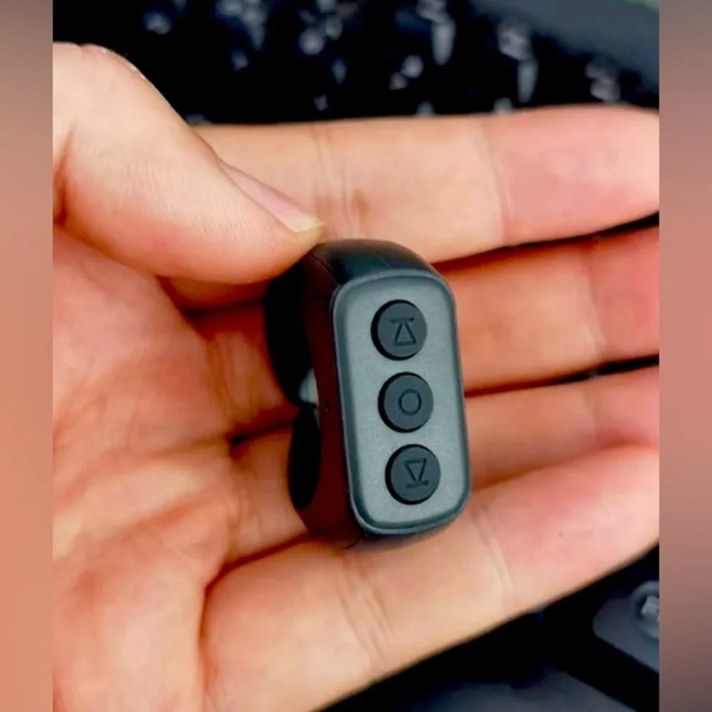 Ring to scroll through tik tok